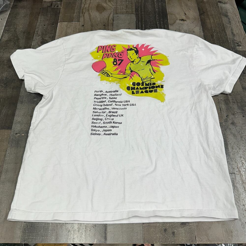 Billionaire Boys Club Summer 2021 Ping Pong 87 Cosmic Champions League Shirt 2XL